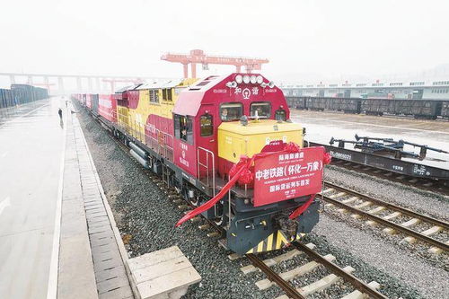 中老鐵路 懷化 萬象 國際貨運列車首發
